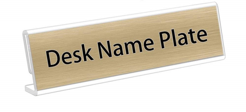 Desk Nameplate